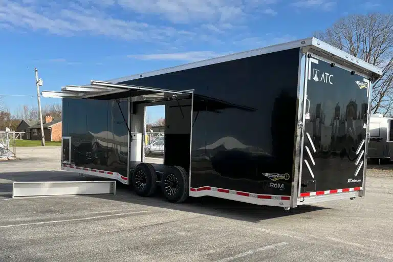 Enclosed ATC Car Trailer 2026 28ft. Aluminum ROM 550 w/LifeTrac & Large Escape Door 5951 - Image 5