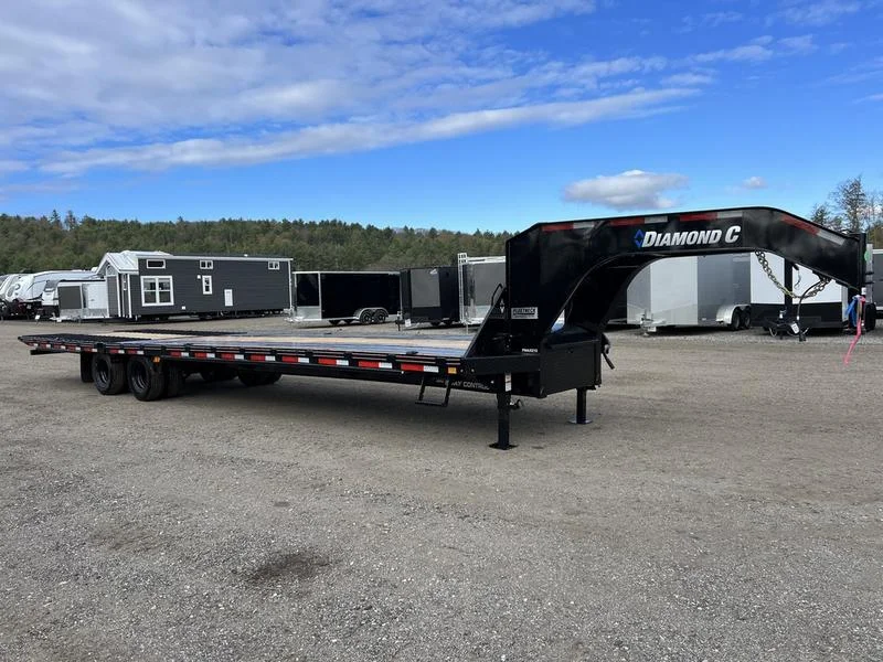 2024 Diamond C 8.5×35 25K Gooseneck Equipment Trailer w/Spare Mount - Image 16