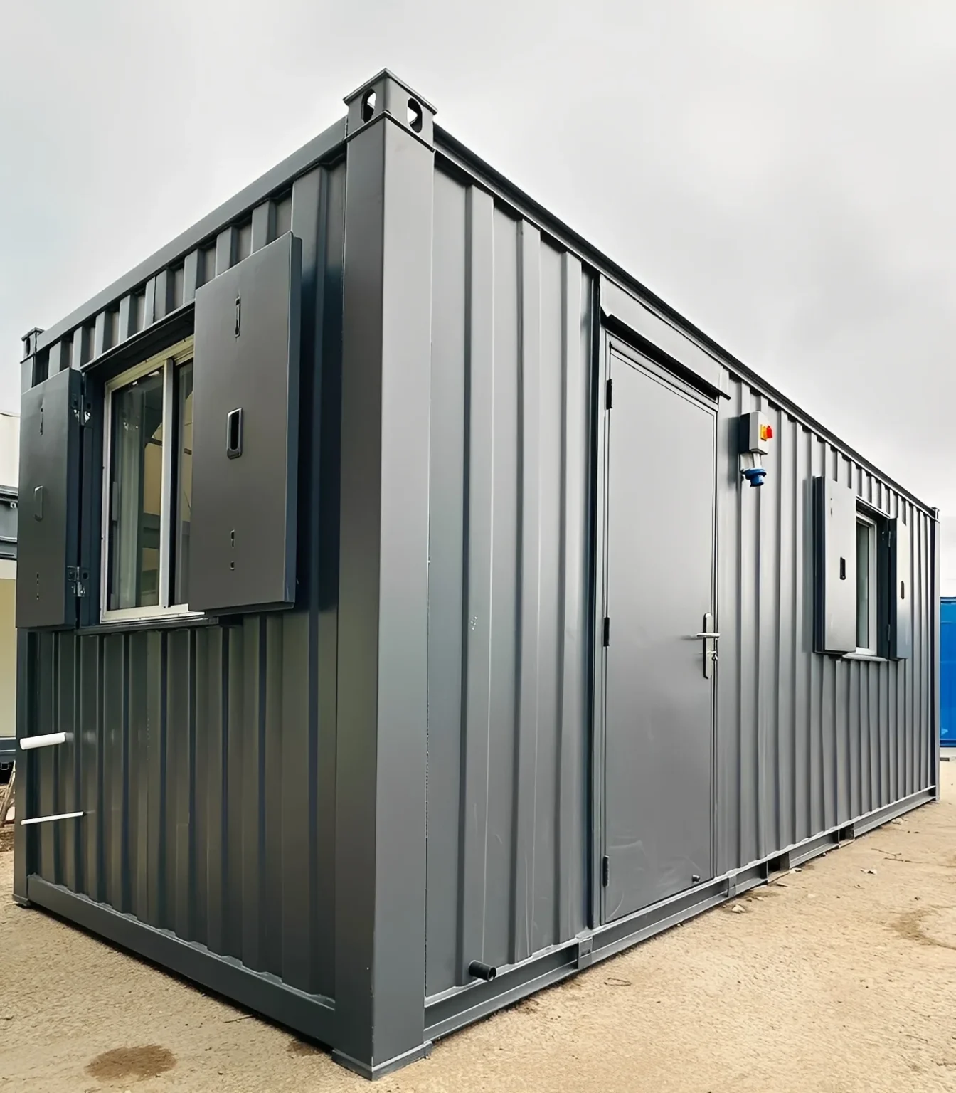 21ft x 8ft Office / Canteen Cabin – Refurbished Anti-Vandal Portable Building - Image 3