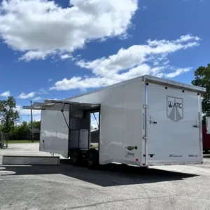 Enclosed ATC Car Trailer 2025 24ft. Aluminum ROM 450 w/Large Escape Door 4874