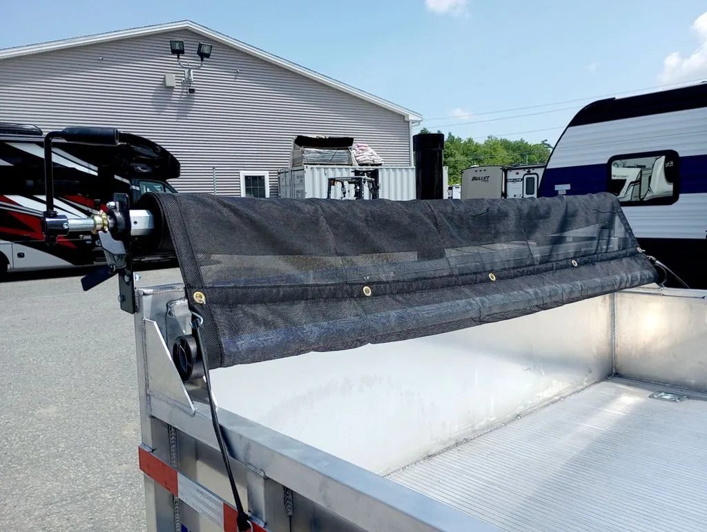 2025 Mission Trailers 7×16 14K Aluminum Hydraulic Dump w/Ramps, HD D-Rings, Barn Doors, Tarp Kit - Image 6