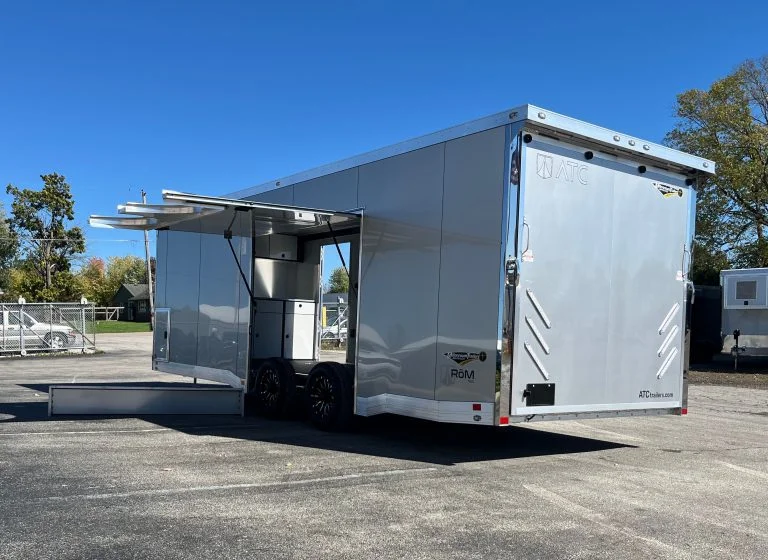 Enclosed ATC Car Trailer 2026 24ft. Aluminum ROM 550 w/Large Escape Door & LifeTrac 5758 - Image 3