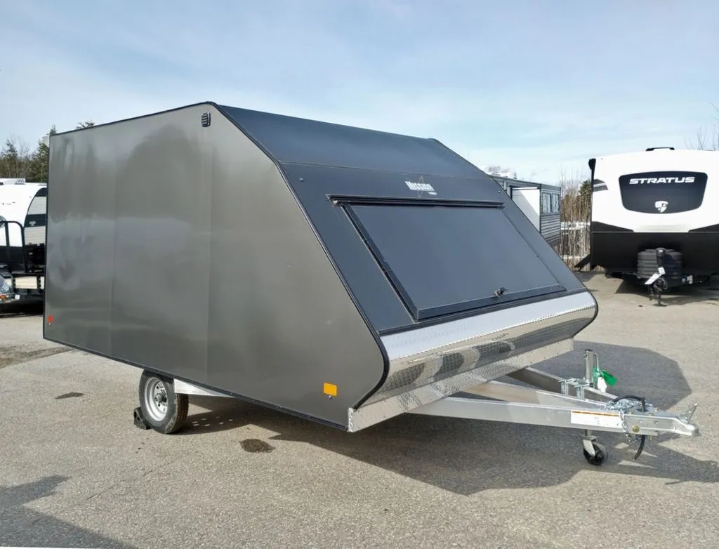 Mission Trailers 101×12 Aluminum 2-Place Crossover w/Mats & Guides, Rear Canopy - Image 15