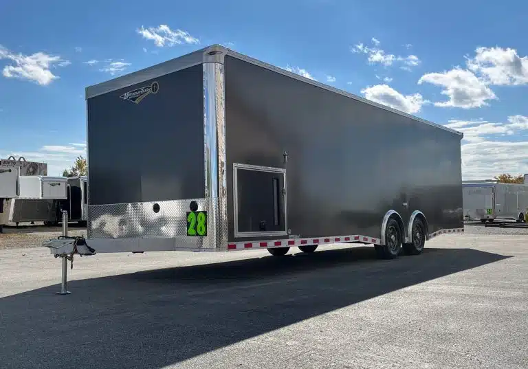 Enclosed Car Hauler 2026 28ft. Aluminum Extreme w/6K Torsion Spread Axles, Finished Interior w/Cabinets & Alum. Wheels 0594 - Image 3