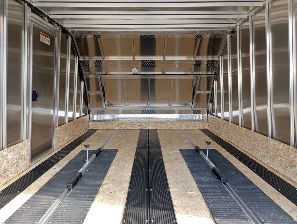 Mission Trailers 101×12 Aluminum 2-Place Crossover w/Mats & Guides, Rear Canopy - Image 14