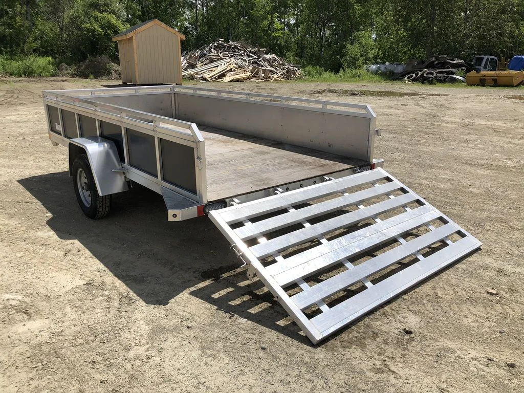 2022 Mission Trailers 6×12 Aluminum Open Utility w/Integrated Rear Ramp - Image 4