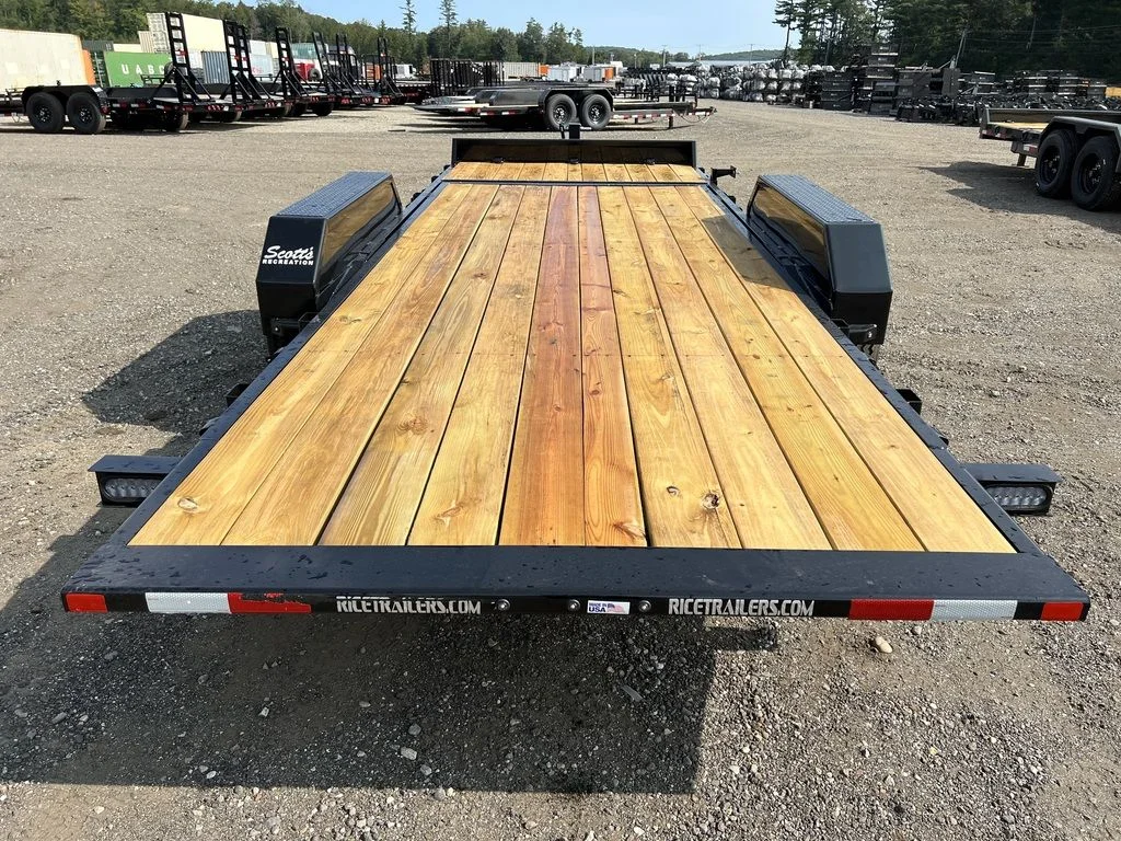 2024 Rice Trailers 7×20 16K Tilt Deck Equipment w/Spare Mount - Image 4