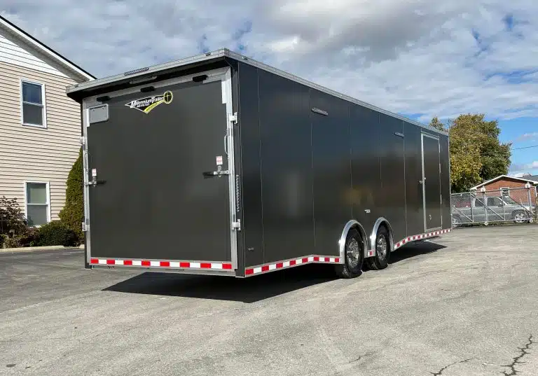 Enclosed Car Hauler 2026 28ft. Aluminum Extreme w/6K Torsion Spread Axles, Finished Interior w/Cabinets & Alum. Wheels 0594 - Image 2