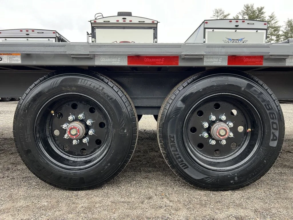 2024 Diamond C 8.5×20 20K Deckover Equipment Trailer w/ 72” Flip-Knee Ramps - Image 6
