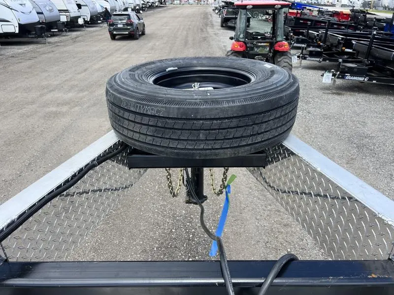 2024 Alum Line Trailers 8.5×24 13K Aluminum Gooseneck w/Flip-Over Ramps - Image 9
