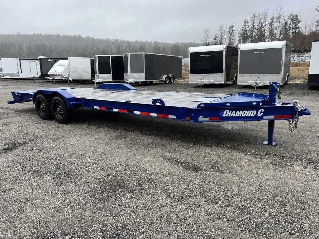 2022 Diamond C 7×24 20K Low Profile Equipment Trailer w/Max Ramps - Image 2
