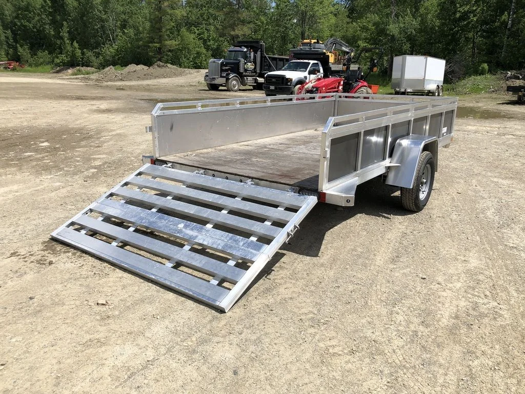 2022 Mission Trailers 6×12 Aluminum Open Utility w/Integrated Rear Ramp - Image 3