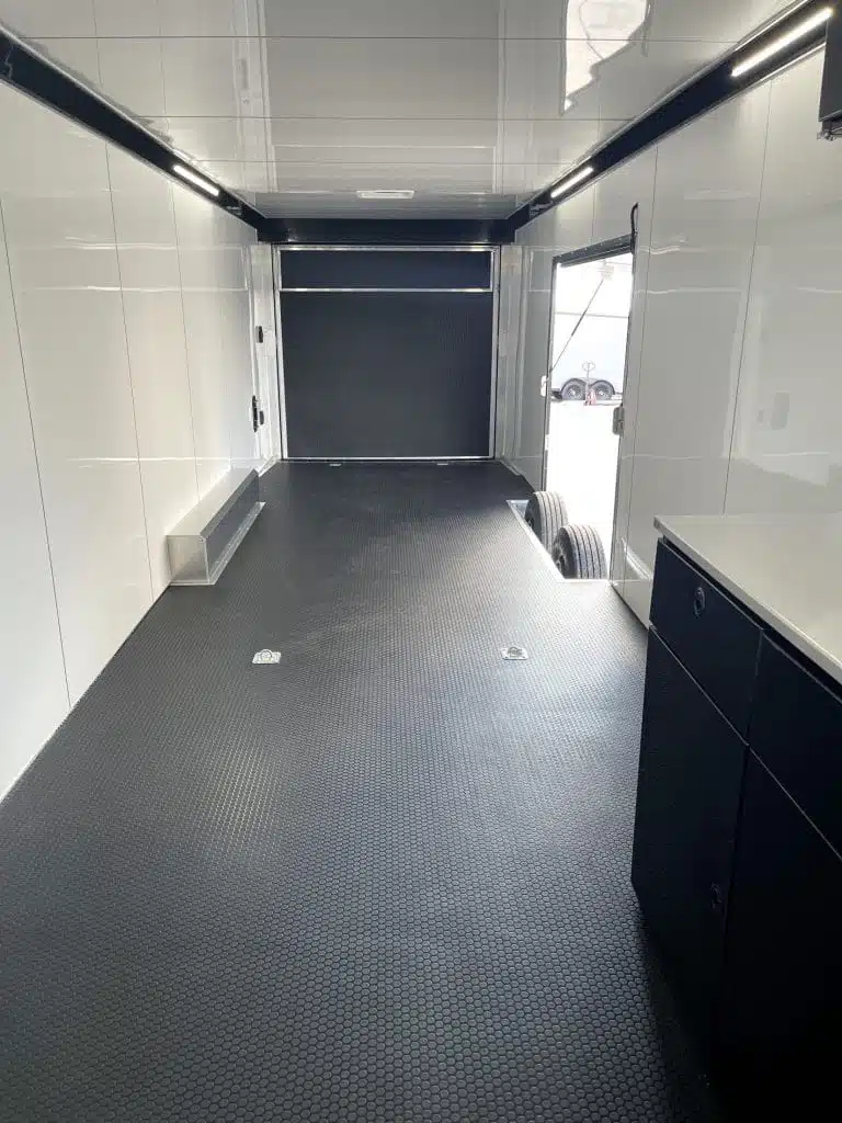 Enclosed ATC Gooseneck Car Trailer 2026 40ft. Aluminum ROM 500 w/Black Trim Package 5789 - Image 3