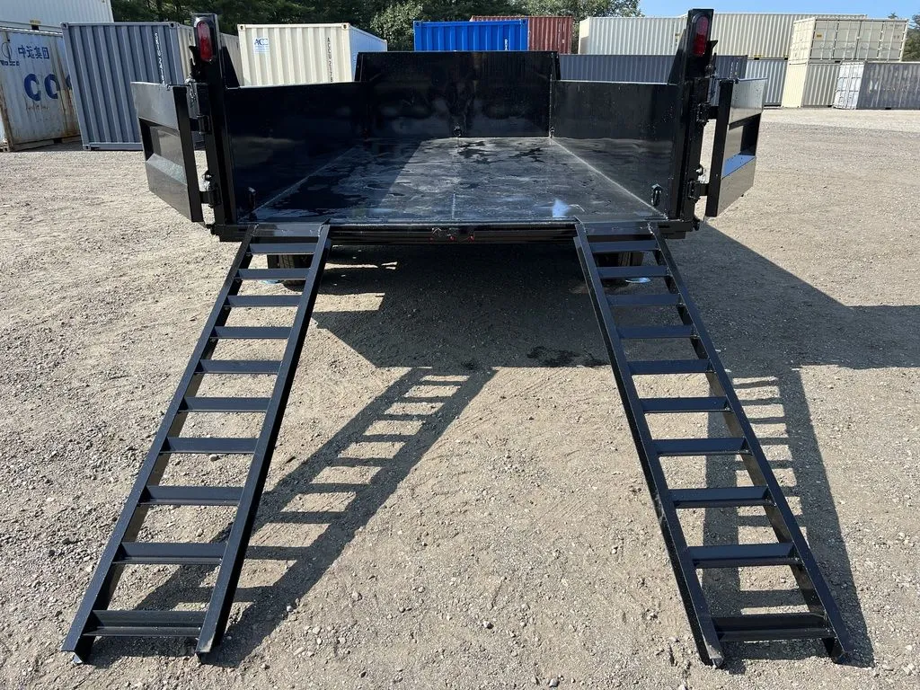 2024 Griffin Trailers 7×16 14K Telescopic Dump Trailer w/Ramps & Spare Tire Mount - Image 16