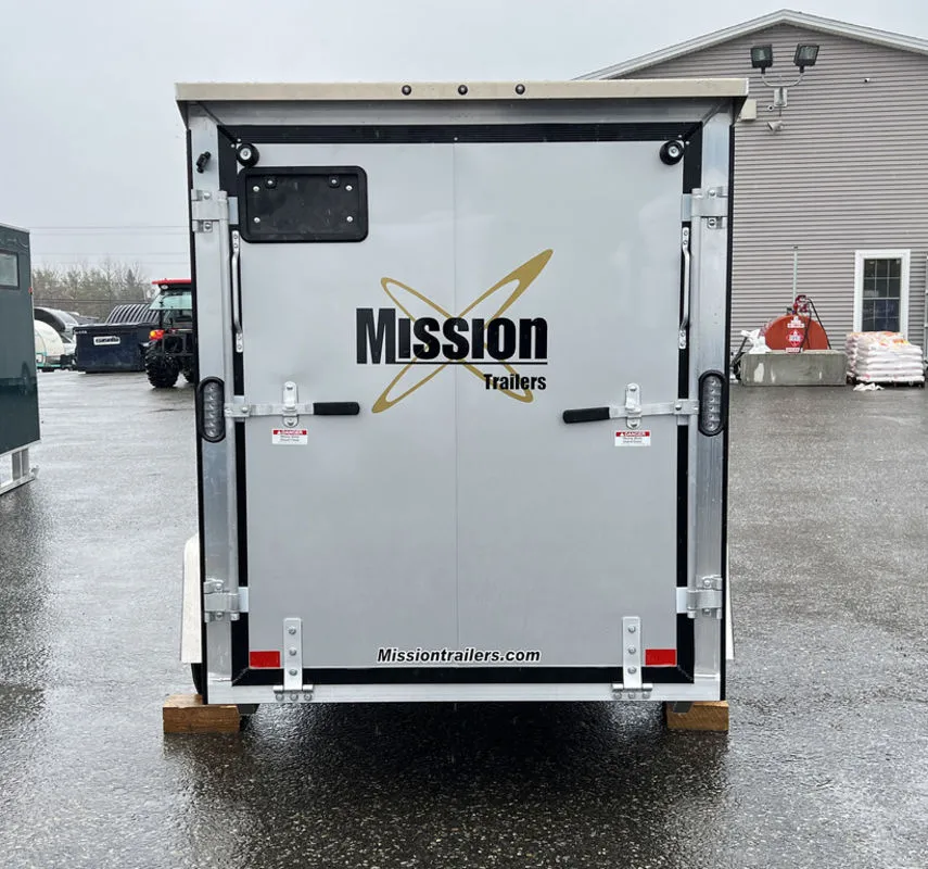 2024 Mission Trailers 60×12 Aluminum Single Place Crossover w/Galvanized Package, Rear Canopy - Image 14