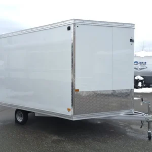 2024 Mission Trailers 101×12 Aluminum 2 Place Crossover 3.0 w/Side X Side Pkg, Rear Canopy