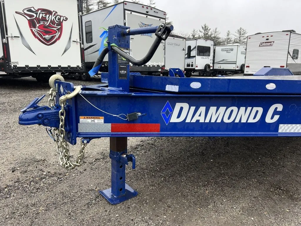 2022 Diamond C 7×24 20K Low Profile Equipment Trailer w/Max Ramps - Image 5