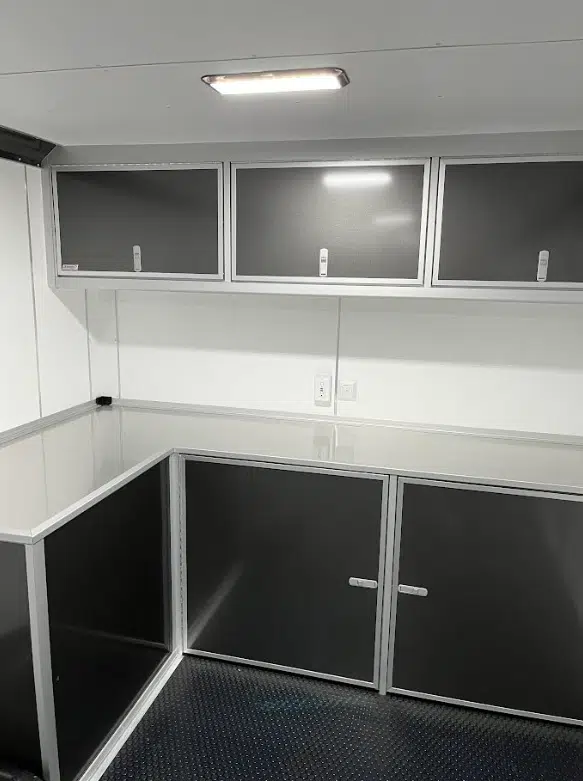 Enclosed Car Hauler 2026 28ft. Aluminum Extreme w/6K Torsion Spread Axles, Finished Interior w/Cabinets & Alum. Wheels 0594 - Image 4