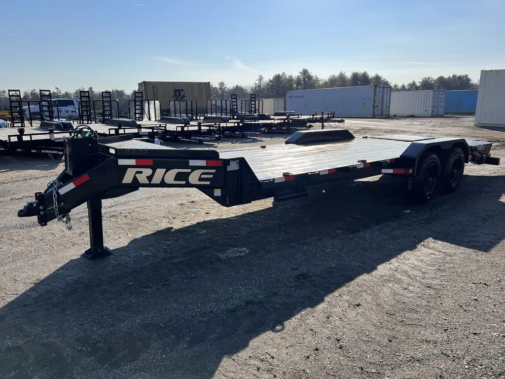 2024 Rice Trailers 7X18 Promax Industrial 21K Equipment w/Hydraulic Jack & Full Width Ramps - Image 2