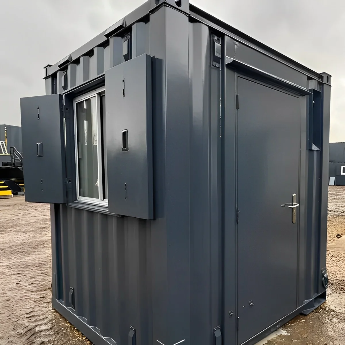 7Ft x 7Ft Shipping Container Office | Portable Building | Anti-Vandal Building - Image 4