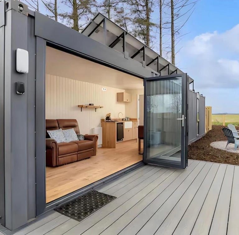 1bhk Container House with Spacious Deck, Tiny House, Portable Houses for Families, Fully Furnished, Disaster Resistant, 2 Hour Set-Up, Customizable - Image 8