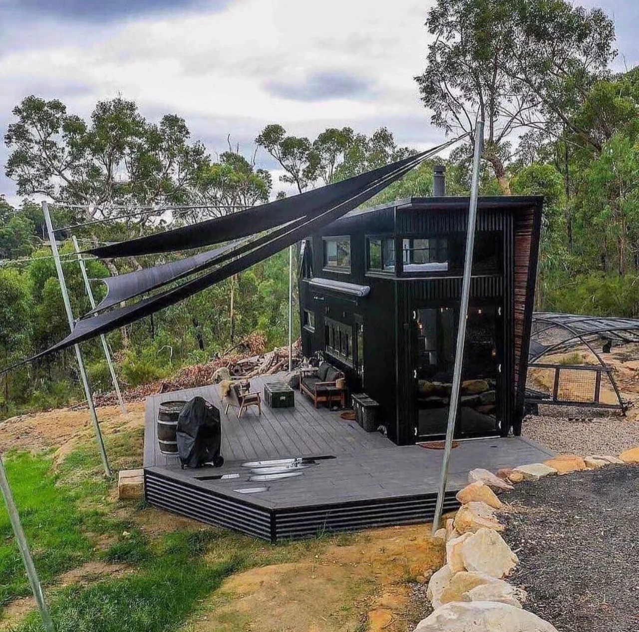 Luxury 1BHK Duplex Container Home with Spacious Outdoor Deck, Fully Furnished Modern Tiny House, Prefab Steel Family Home - Image 2